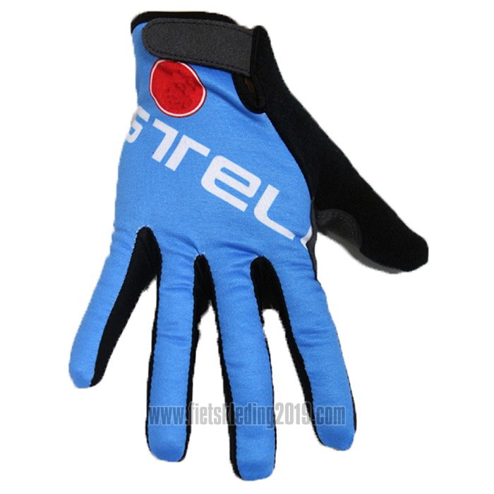 2020 Castelli Handschoenen Met Lange Vingers Blauw Zwart